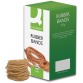 Q-CONNECT élastiques, largeur 1,5 mm, longueur 80 mm, no 18, boîte de 500 g