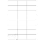 Q-CONNECT étiquettes, blanc, coins carrés, 70 x 36 mm, 100 feuilles, 24 étiquettes par feuille