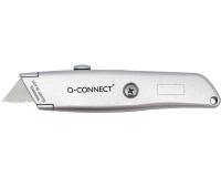 En_cuter q-connect metalico ancho retractil con mecanismo de bloqueo cuchilla 18 mm xd-53 blister 1 unidad