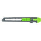 En_cuter q-connect plastico estrecho con asa para colgar cuchilla 9 mm xd-07 blister 1 unidad