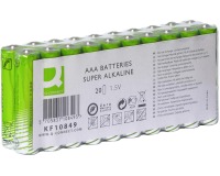 Q-CONNECT batterij,alkaline, AAA, pak van 20 stuks