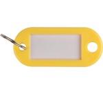 Q-CONNECT Schlüsselanhänger, Packung mit 10 Stück, gelb