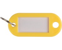 Q-CONNECT porte-clés, paquet de 10 pièces, jaune