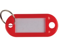 Q-CONNECT porte-clés, paquet de 10 pièces, rouge