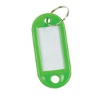 Q-CONNECT keychains, pack of 10 pieces, green