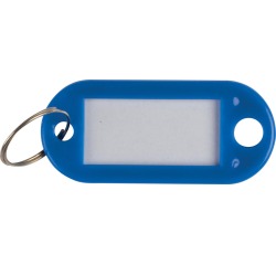 Q-CONNECT porte-clés, paquet de 10 pièces, bleu foncé