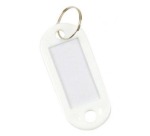 Q-CONNECT porte-clés, paquet de 10 pièces, blanc