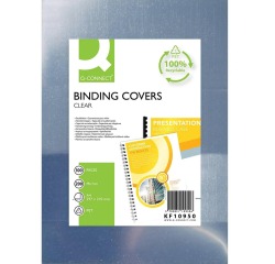 Q-CONNECT PET cover A4, glanzend, 200 micron 100 stuks