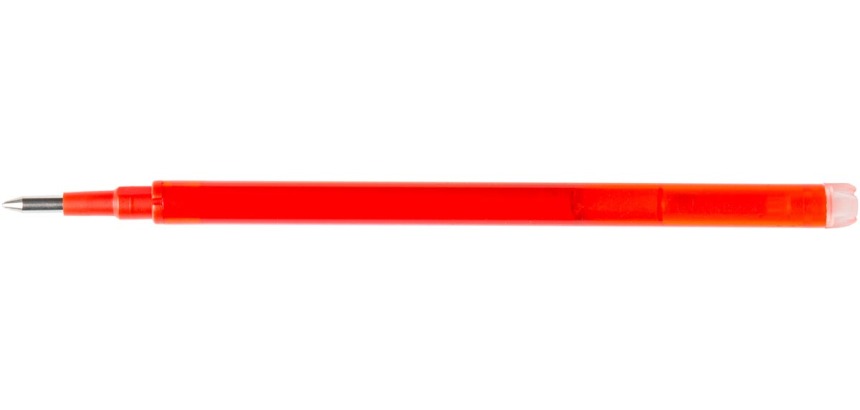 Q-CONNECT gel ink roller refill, erasable, pack of 3 pieces, red