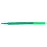 Q-CONNECT gel ink roller refill, erasable, set of 3 pieces, green