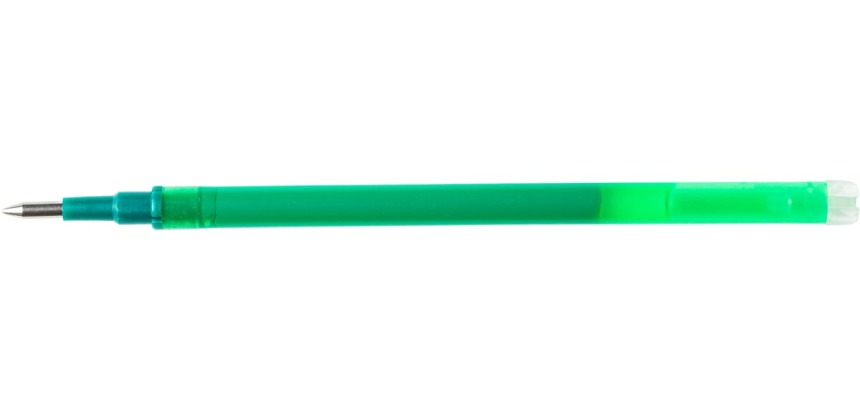 Q-CONNECT vulling gelroller, uitwisbaar, etui van 3 stuks, groen