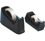 Q-CONNECT dérouleur de ruban adhésif, pour de rouleaux de 25 x 33 m ou 25 x 66 m, noir