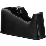 DE_Portarrollo sobremesa q-connect plastico para cintasde 33 y 66 mt color negro