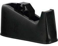 Q-CONNECT plakbandafroller, voor rollen van 25 x 33 m of 25 x 66 m, zwart