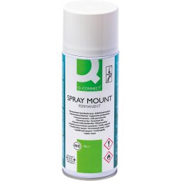 Q-CONNECT Quick Mount spray, permanent, aérosol de 400 ml