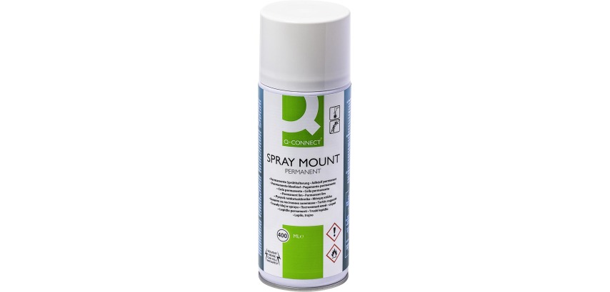 Q-CONNECT Quick Mount Spray, permanent, Aerosol 400 ml