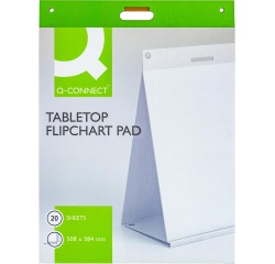 Q-CONNECT tableau de conférence table, autocollant, ft 508 x 584 mm, 20 feuilles