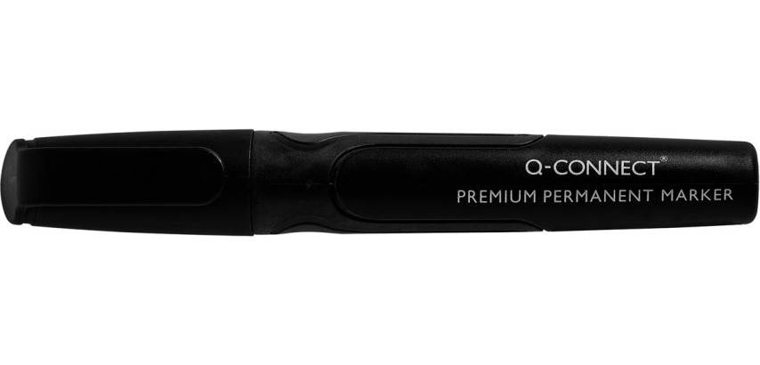 Q-CONNECT Premium marqueur permanent, 3 mm, pointe ronde, noir