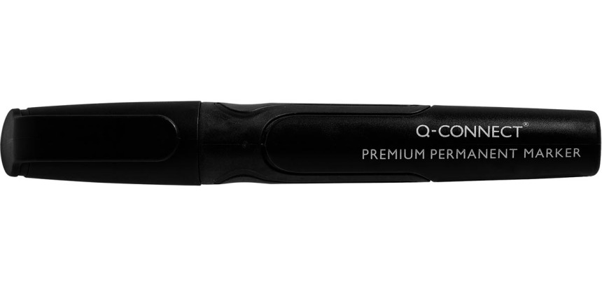 Q-CONNECT Premium marqueur permanent, 3 mm, pointe ronde, noir