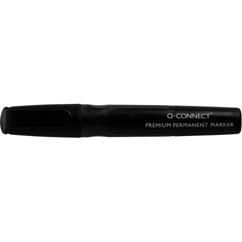 Q-CONNECT premium permanent marker, 3 mm, ronde punt, zwart