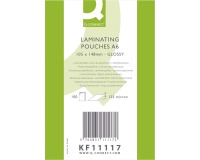 Q-CONNECT lamineeretui, A6, 125 micron, doos van  100 stuks