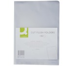 Q-CONNECT L-map, gekorreld, 90 micron, pak van 100 stuks