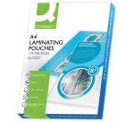 Q-CONNECT A4 Laminating Pouches 2x 175 Microns 100 Pieces