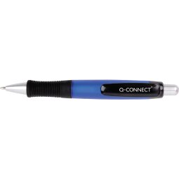 Q-CONNECT stylo, avec grip, 0,7 mm, pointe moyenne, bleu