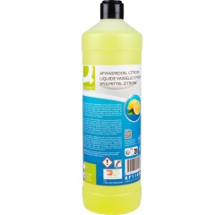 Q-CONNECT liquide vaisselle, 1 litre, citron