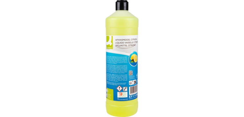 Q-CONNECT dishwashing liquid, 1 liter, lemon