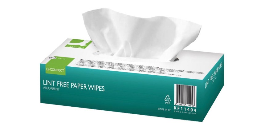 Q-CONNECT reinigingsdoekjes voor oppervlakken droog pak van 200 doekjes