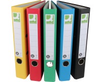 Q-CONNECT ordner, voor ft A4, uit Recycolor papier, rug van 5 cm, geassorteerde kleuren