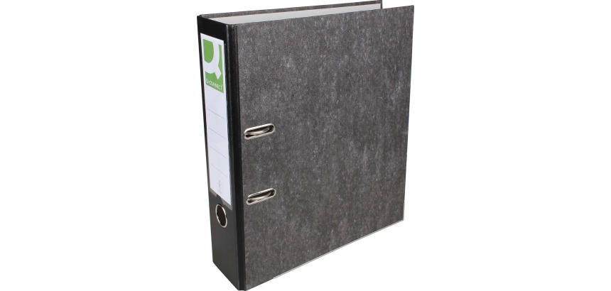 Q-CONNECT classeur, pour ft A4, marbré, dos de 8 cm