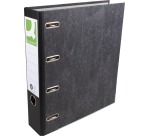 Q-CONNECT ordner, voor ft A4, gewolkt, dubbel, rug van 8 cm, zwart