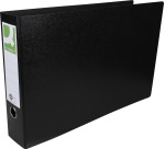 Q-CONNECT classeur, pour ft A3, en carton, paysage, dos de 8 cm, noir