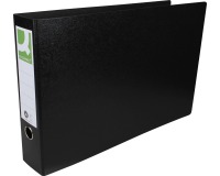Q-CONNECT classeur, pour ft A3, en carton, paysage, dos de 8 cm, noir