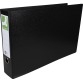 Q-CONNECT classeur, pour ft A3, en carton, paysage, dos de 8 cm, noir