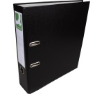 Q-CONNECT classeur, pour ft A4, en carton recouvert de PP, avec bord de protection, dos de 8 cm, noir