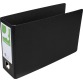 Q-CONNECT ordner, voor ft A5, uit karton, liggend, rug van 8 cm, zwart