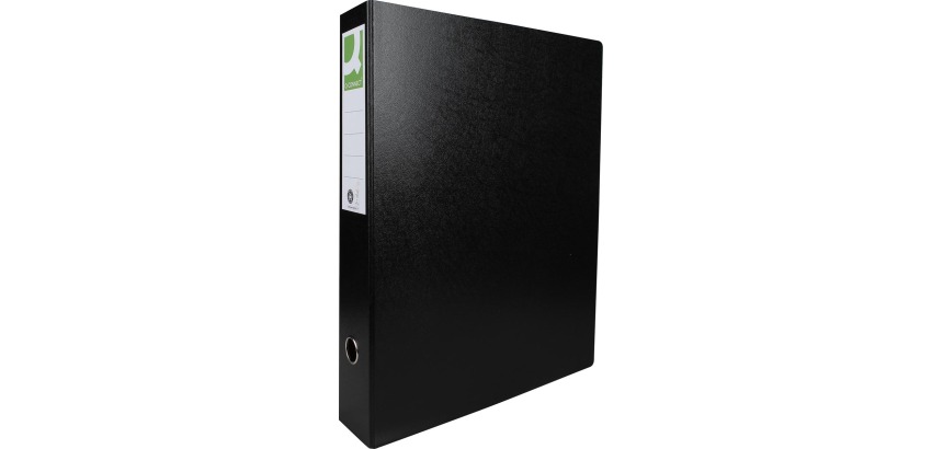 Q-CONNECT classeur, pour ft A3, en carton, portrait, dos de 8 cm, noir