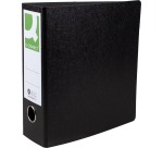Q-CONNECT ordner, voor ft A5, uit karton, staand, rug van 8 cm, zwart