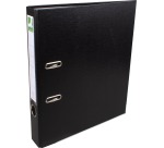 Q-CONNECT ordner, voor ft A4, uit PP en papier, met beschermrand, rug van 5 cm, zwart