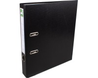 Q-CONNECT ordner, voor ft A4, uit PP en papier, met beschermrand, rug van 5 cm, zwart