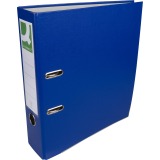 Q-CONNECT ordner, voor ft A4, uit PP en papier, met beschermrand, rug van 8 cm, blauw
