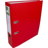 Q-CONNECT ordner, voor ft A4, uit PP en papier, met beschermrand, rug van 8 cm, rood