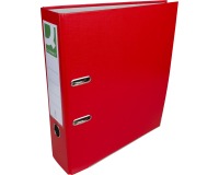Q-CONNECT classeur, pour ft A4, en carton recouvert de PP, avec bord de protection, dos de 8 cm, rouge