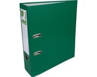 Q-CONNECT ordner, voor ft A4, uit PP en papier, met beschermrand, rug van 8 cm, groen