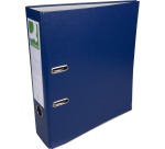 Q-CONNECT classeur, pour ft A4, en carton recouvert de PP, avec bord de protection, dos de 8 cm, bleu fon