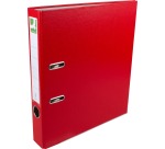 Q-CONNECT classeur, pour ft A4, en carton recouvert de PP, avec bord de protection, dos de 5 cm, rouge