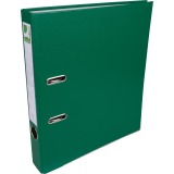 Q-CONNECT binder, for A4 size, cardboard covered with PP, with protective edge, 5 cm spine, green